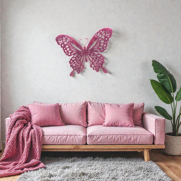 Acrylic and Wood Decorative Wall Art, Customizable Size, Laser Cut Design - Picture 8 of 8